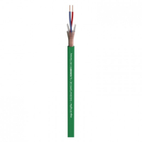 SOMMER CABLE Stage 22 Highflex; 2 x 0,22 mm2; PVC 6,40 mm przewód mikrofonowy, zielony